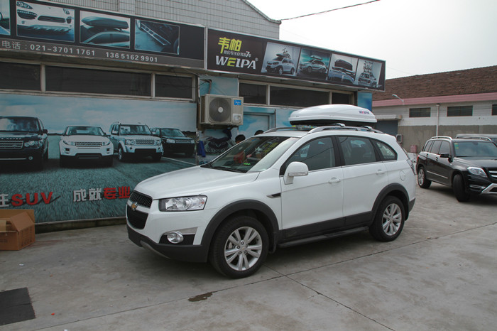 雪佛蘭科帕奇車頂行李箱安裝效果展示